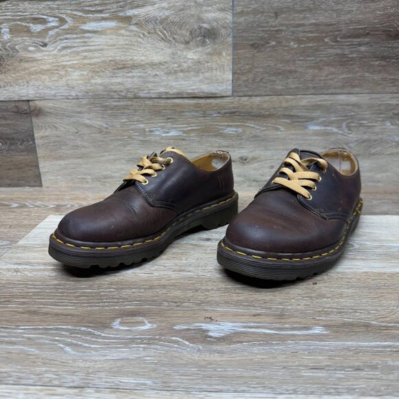 Dr. Martens Brown Leather Vintage Oxford Made in England Men's Size 4/Wo… - Picture 1 of 9
